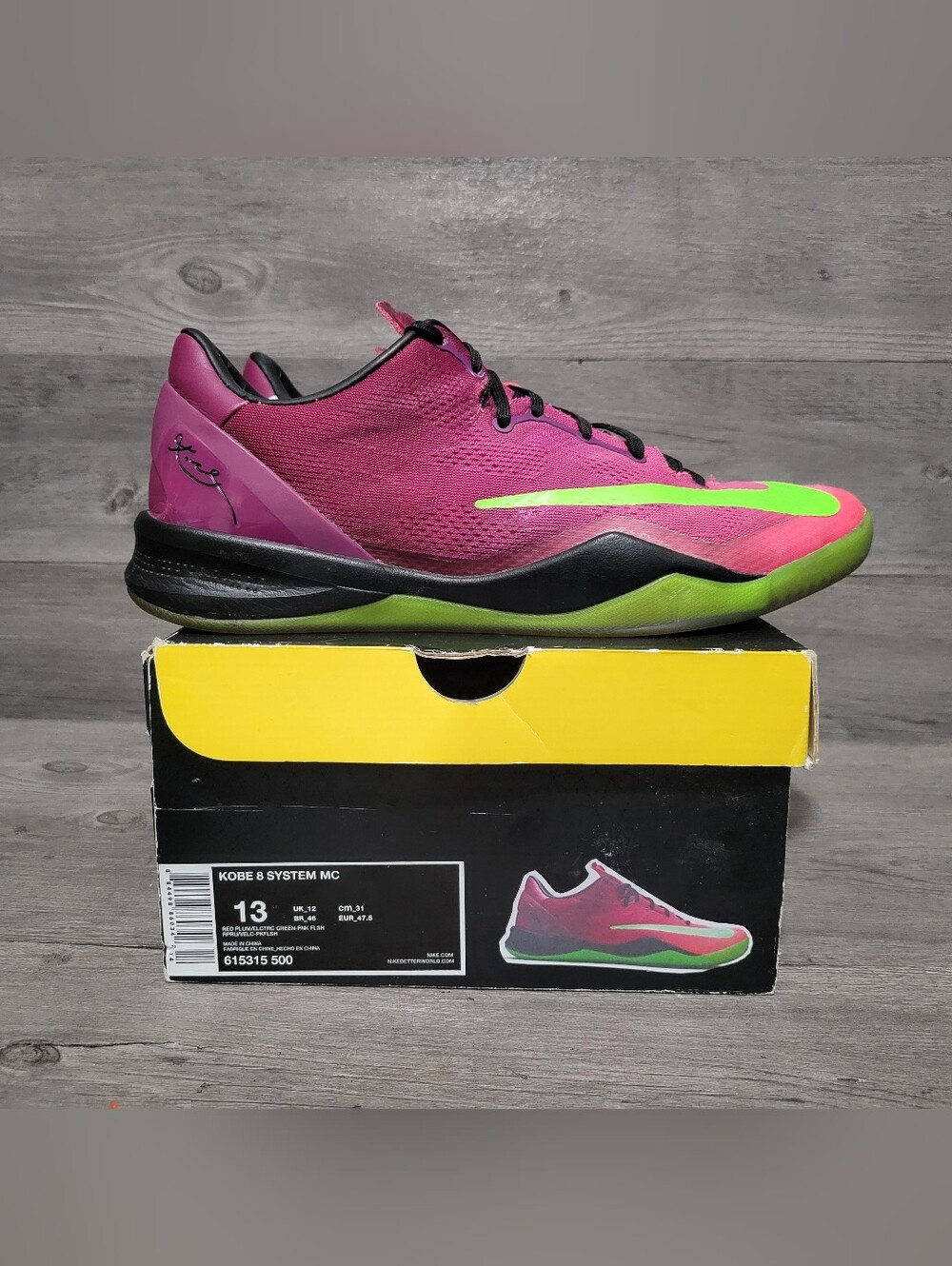 *PROMO SAMPLES* Nike Kobe 8 Mambacurial size 13 Men's 615315-500
